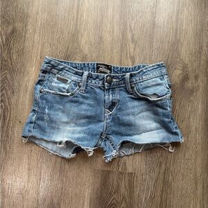 Denim Blue Y2K Women's Shorts